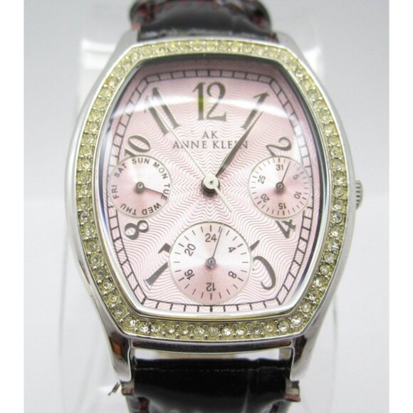 Women Anne Klein Quartz WR Analog 30mm Watch (H944) "New Battery" - Picture 1 of 10
